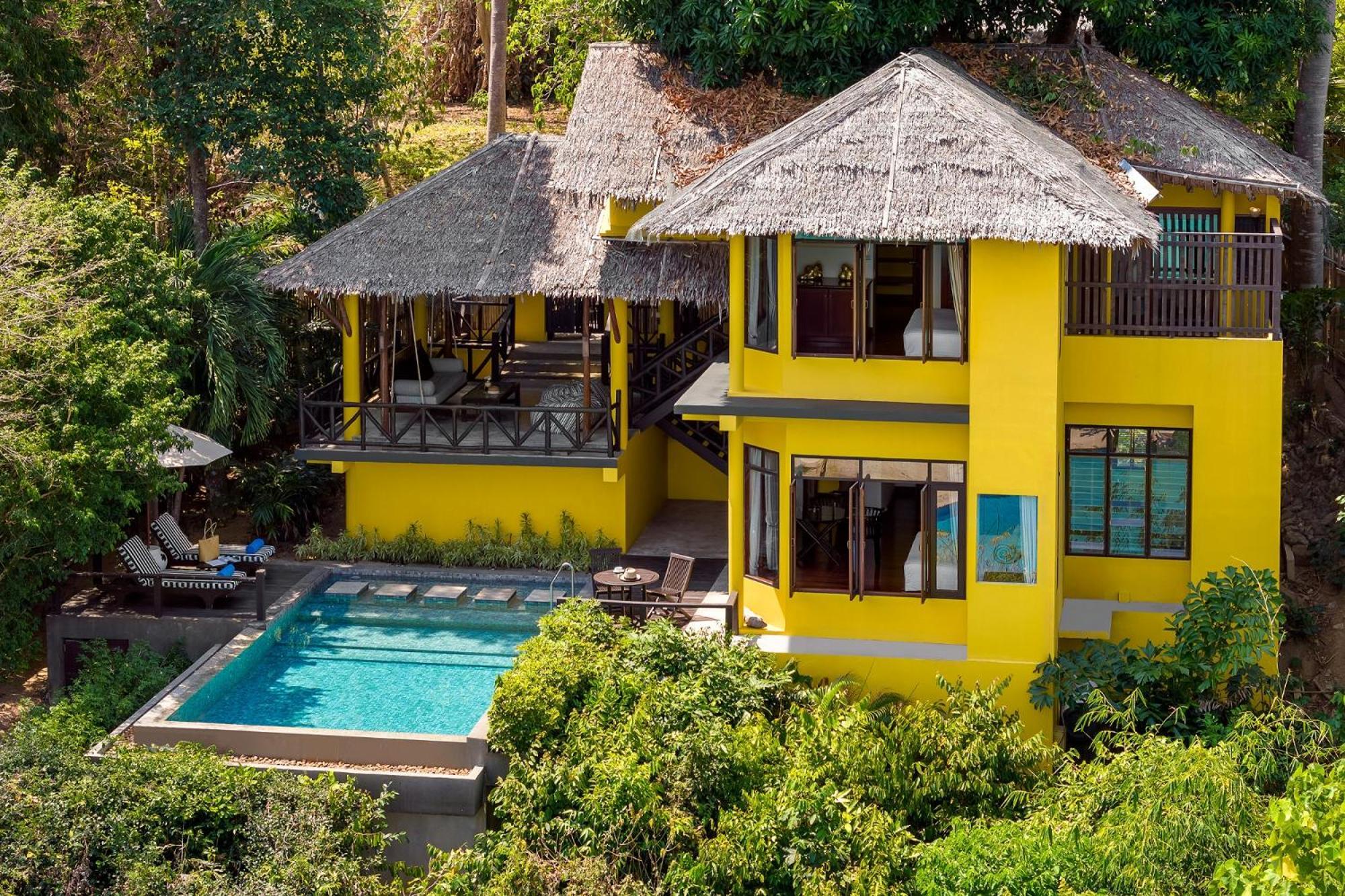 Villa 2 Chambres avec Piscine - Côté Colline - Vue sur Océan